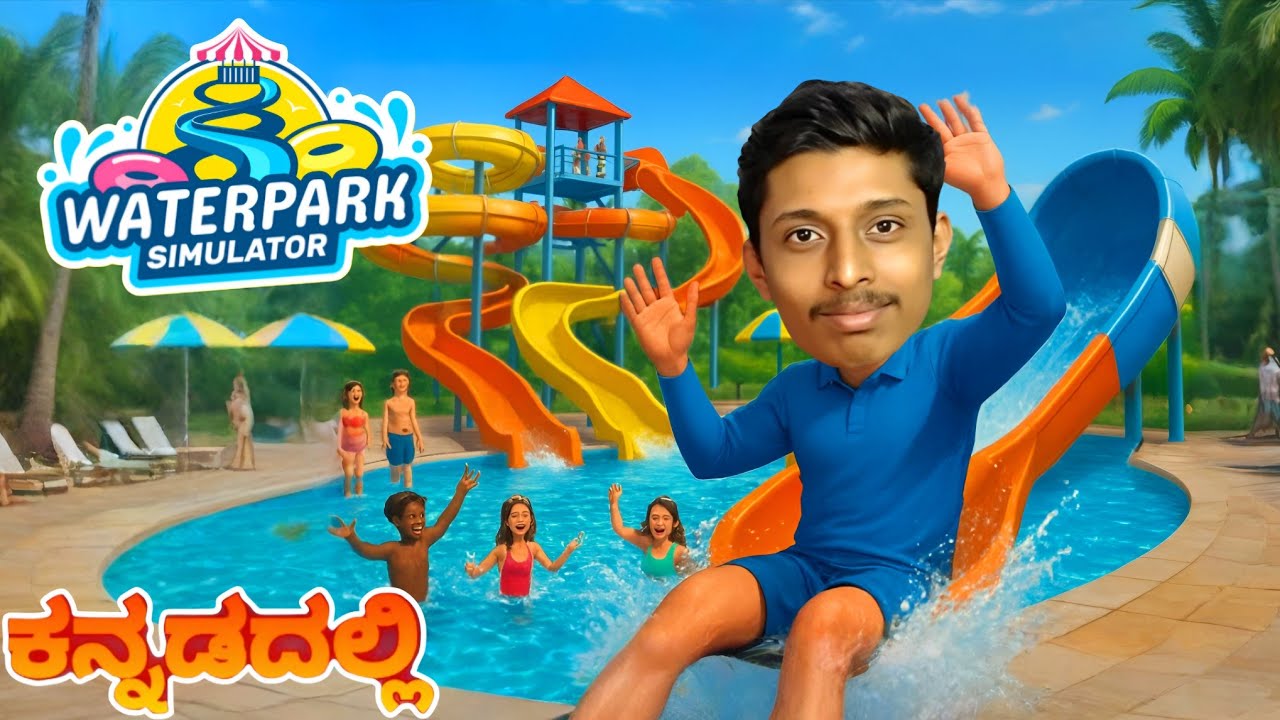 WELCOME TO MY NEW WATERPARK | WaterPark Simulator Gameplay #1