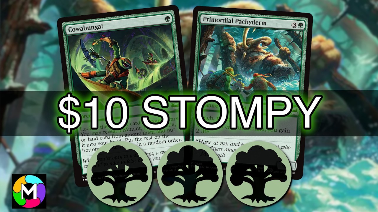 Ultra Budget Green Stompy! 🌳🌳🌳 (MTG Arena TMNT Standard Pauper Deck 2026)