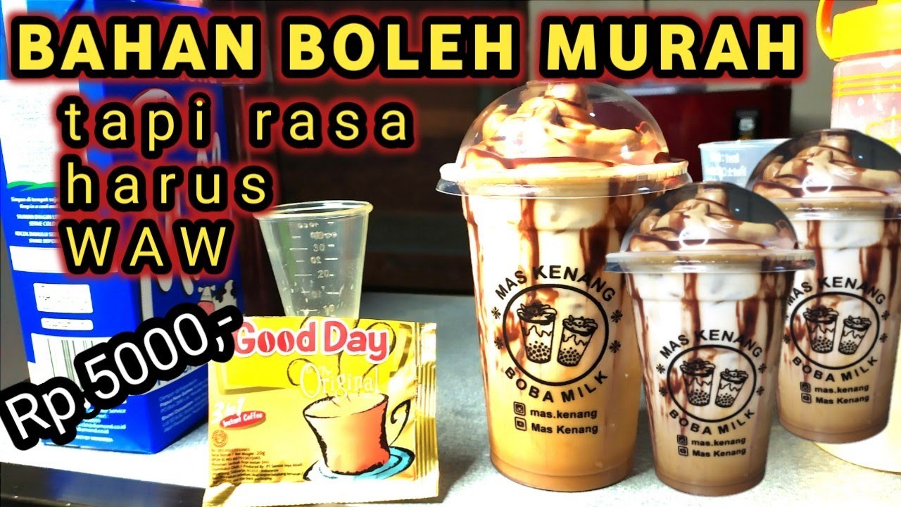 Cara membuat minuman kekinian dengan bahan good day
