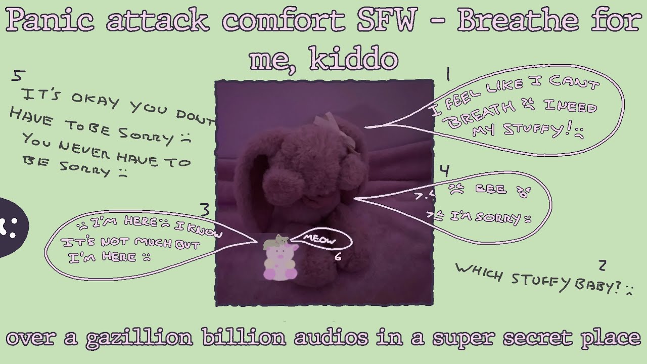Panic attack comfort SFW - Breathe for me, baby - Comfort asmr - gentle boyfriend - sleep aid