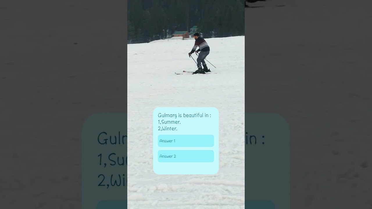 &ldquo;Skiing in Gulmarg 😍 | Heaven on Earth Kashmir 2025&rdquo;#Gulmarg #SkiingInGulmarg #Kashmir #BeautyOfKas
