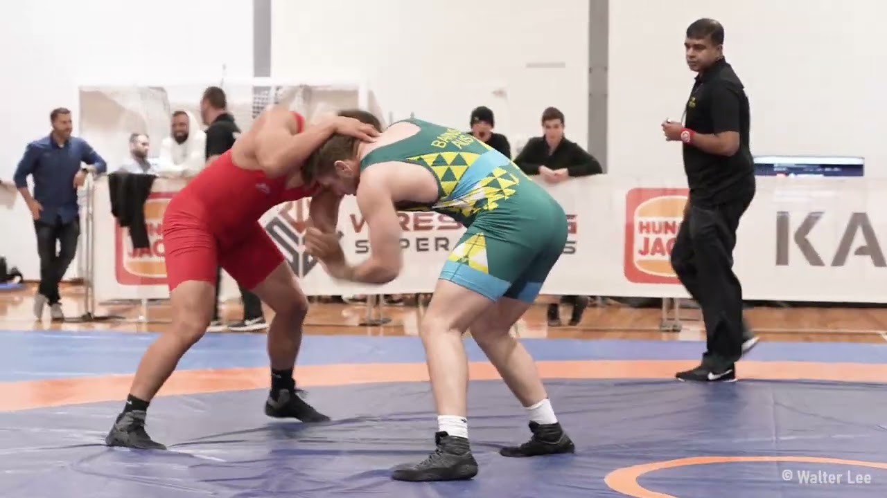TOM BARNS (Australia) vs SIONE SIKALETI SIKA (Tonga) - 22 May 2022, Wrestling Super Series Freestyle