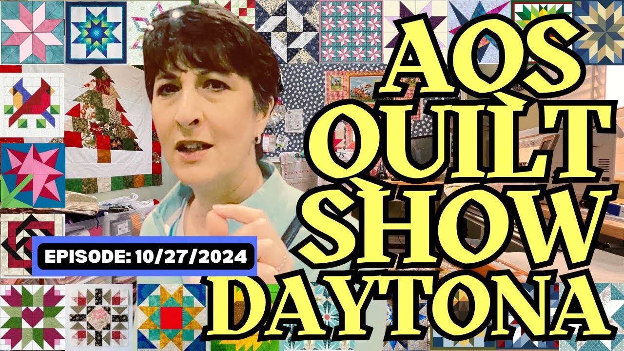 Посетите КРУПНЕЙШУЮ выставку лоскутных одеял 2024 года в AQS Daytona Florida!