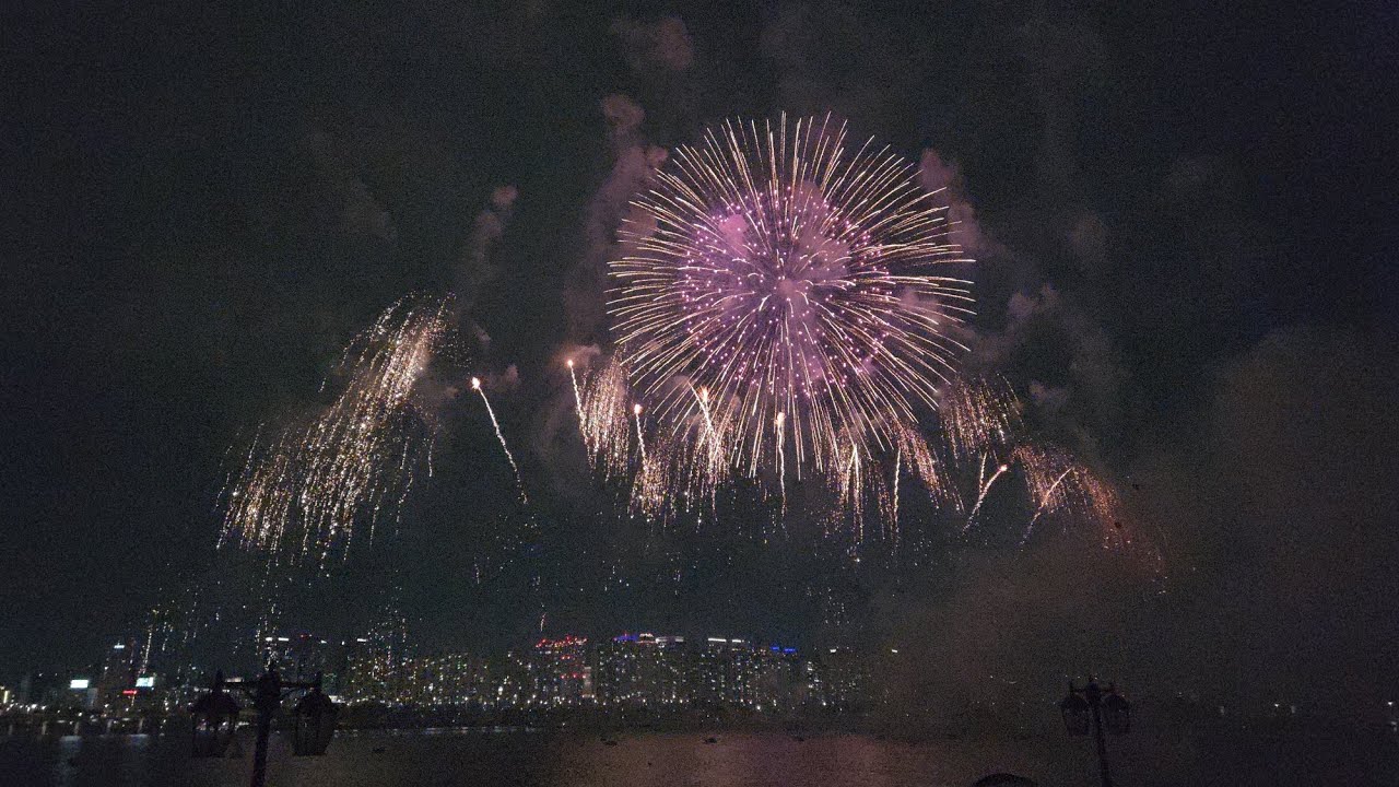 4K 2023 서울세계불꽃축제 한화팀