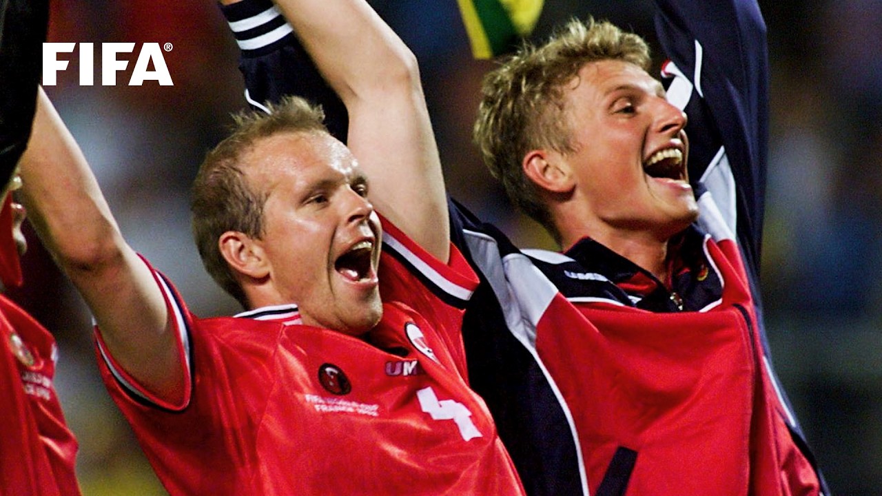 1-Minute Shocker: Flo, Norway Upset Ronaldo, Brazil | 1998 FIFA World Cup