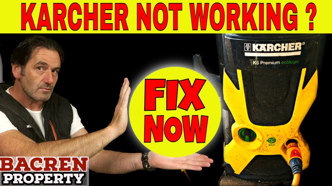 Мойка высокого давления KARCHER не работает | ЛЕГКОЕ РЕШЕНИЕ ЗА СЕКУНДЫ