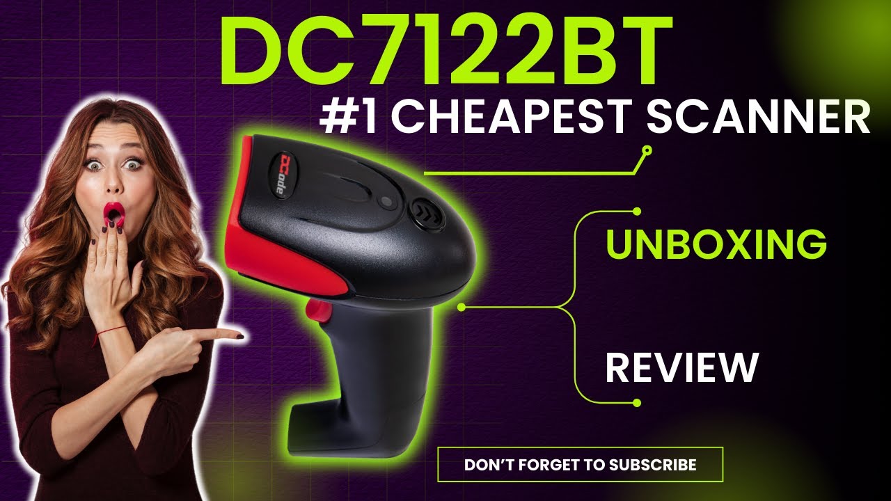 Dcode DC7122BT Wireless Barcode Scanner | Made in India | Unboxing and Review | Best 2d Scanner