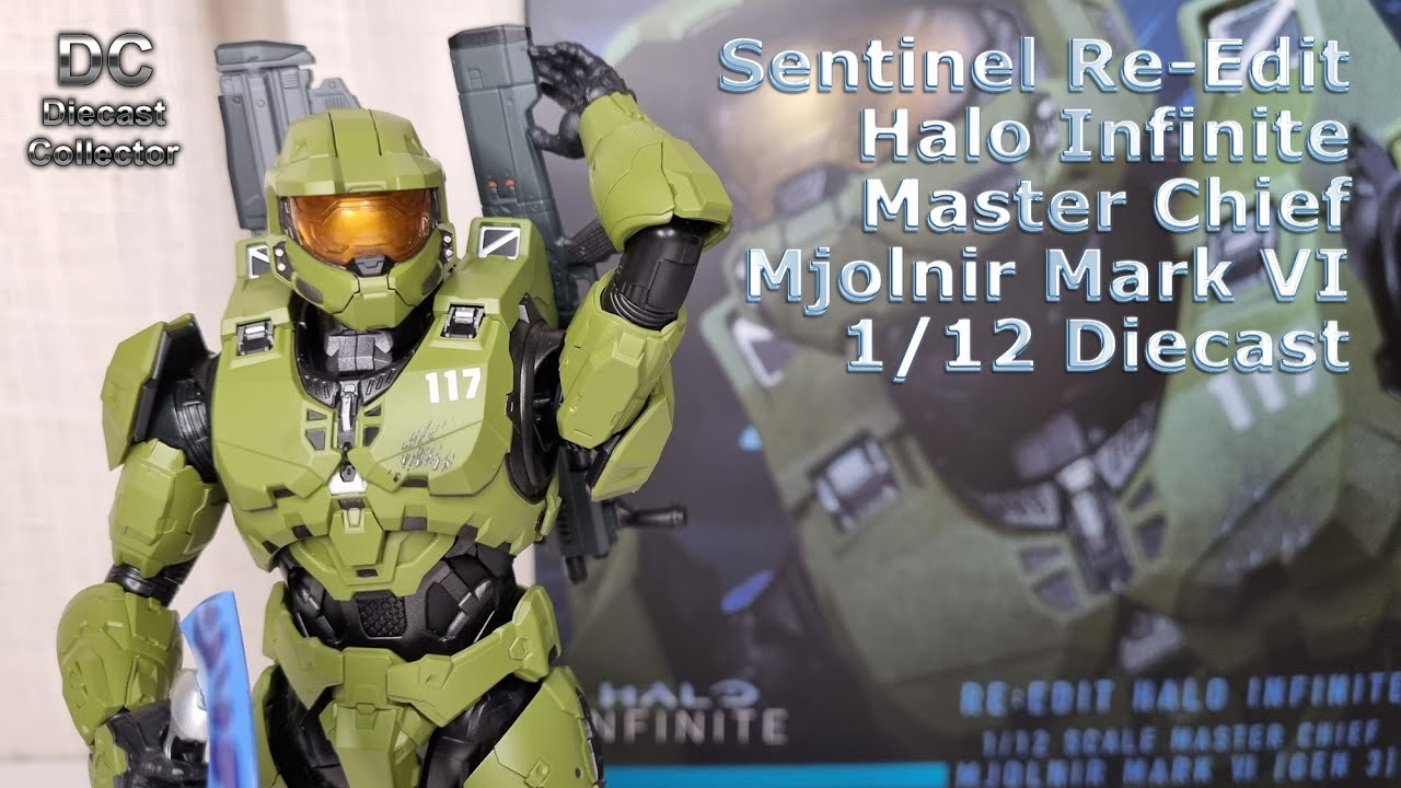 Sentinel Re-Edit - Halo Infinite - Master Chief - Mjolnir Mark VI Gen 3 - 1/12 Diecast - Full Review