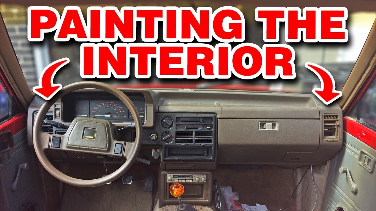 Painting The Interior | Mazda B2000