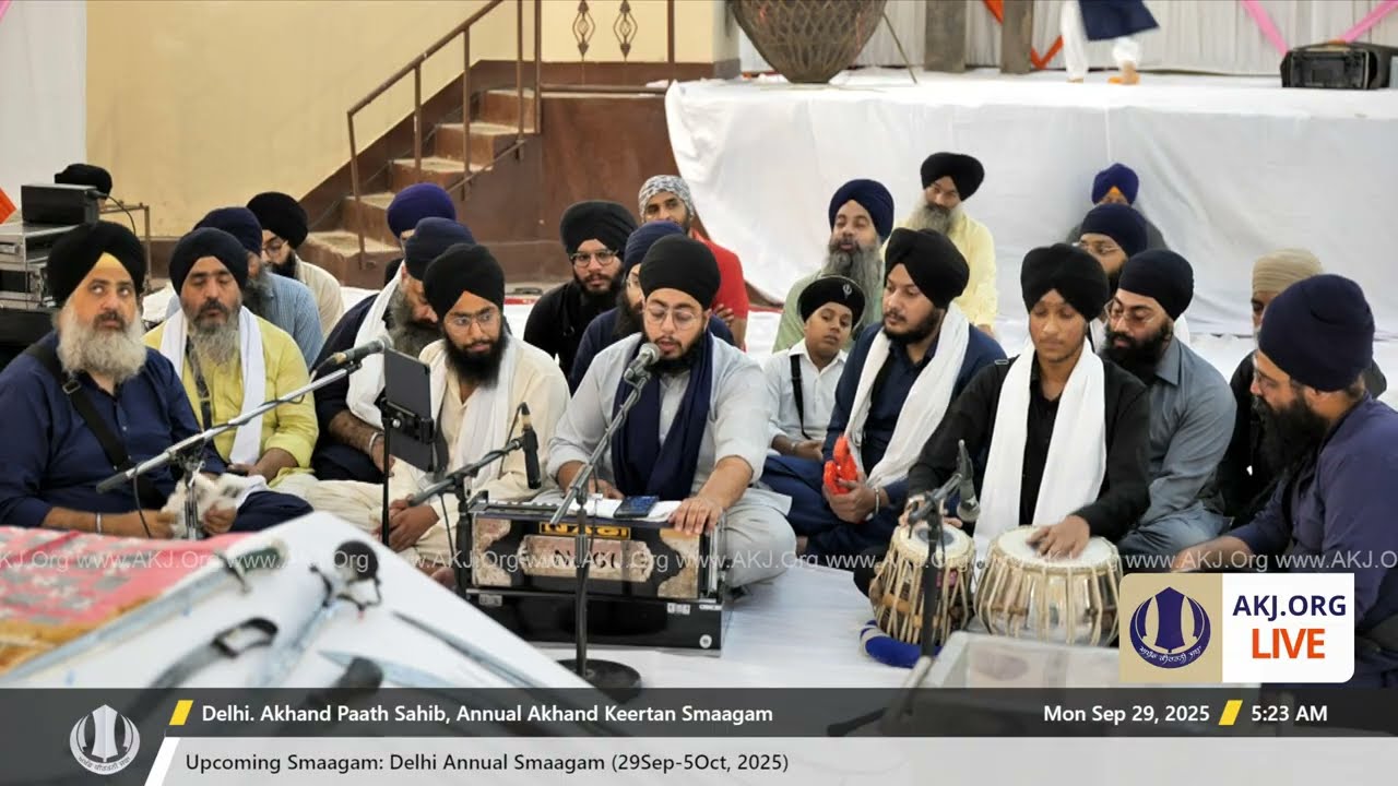 002 Delhi 29Sep2025 MonMor AasaaDeeVaar Bhai Gurpreet Singh Jee Delhi