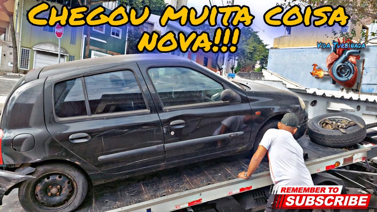 As peças novas do Clio abandonado chegaram!