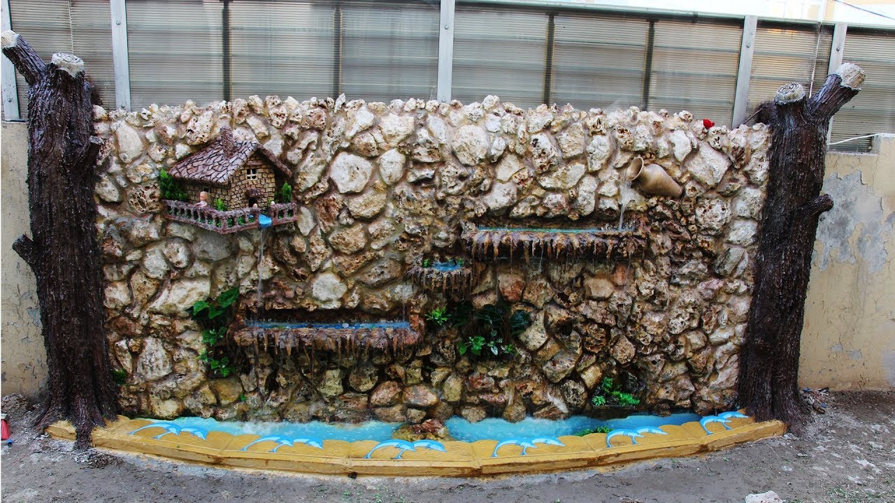 اجمل نافورة منزلية  للحدائق   Home fountain