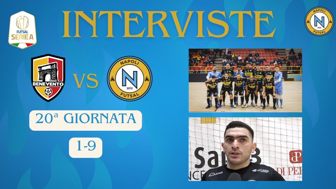 BENEVENTO NAPOLI 9-1: le parole di VANDER SALAS dopo la vittoria #napolifutsal #divisionecalcioa5