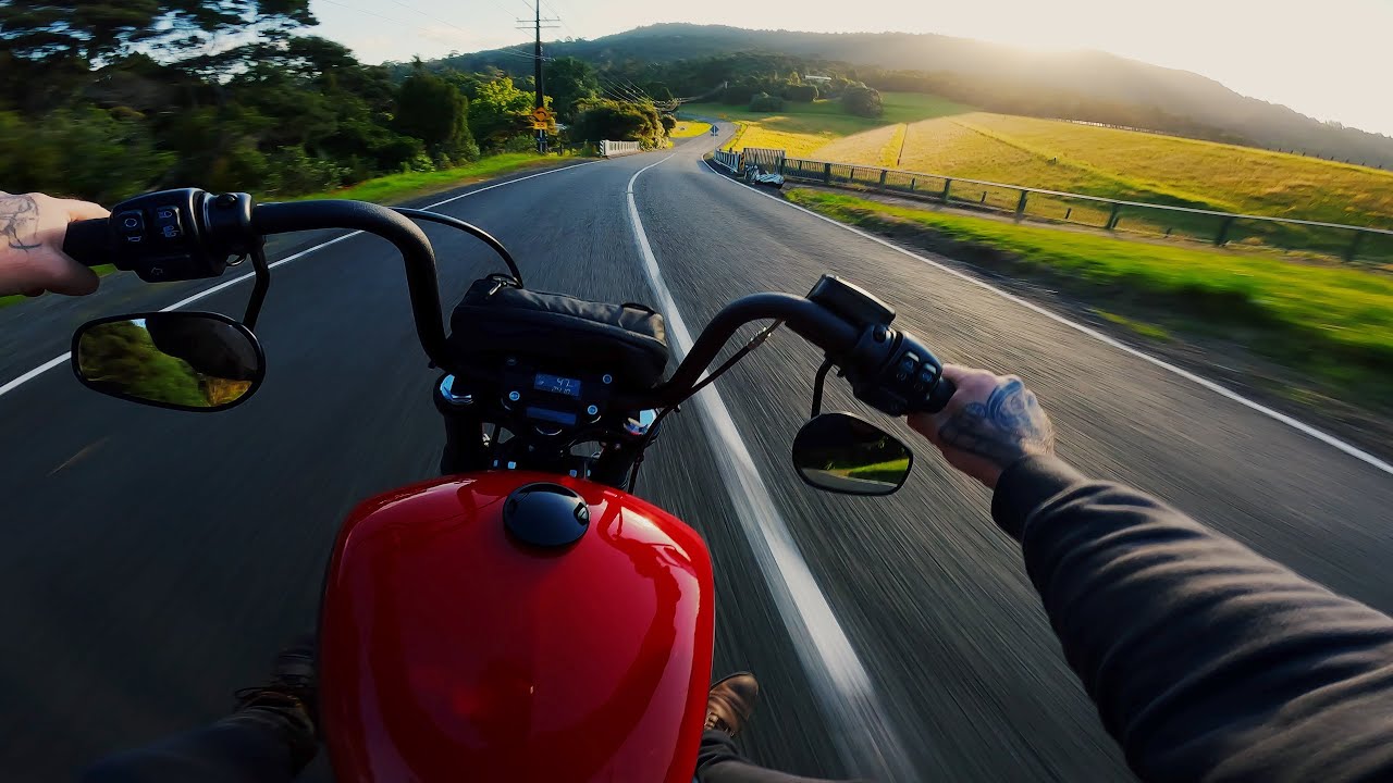 Harley Softail Sunset Ride | SOUND ONLY | 114 Street Bob