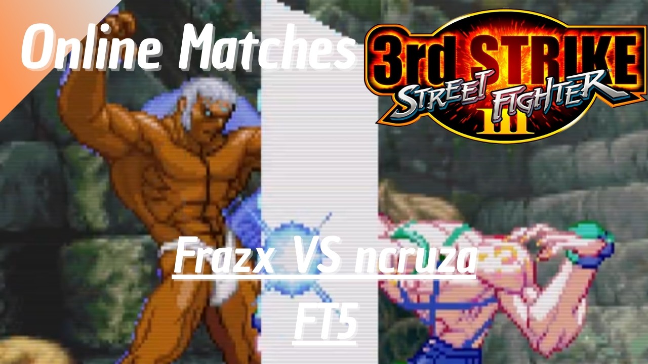 Street Fighter III: 3rd Strike (Fightcade 2) - Frazx(NE) VS ncruza(UR) (FT5)