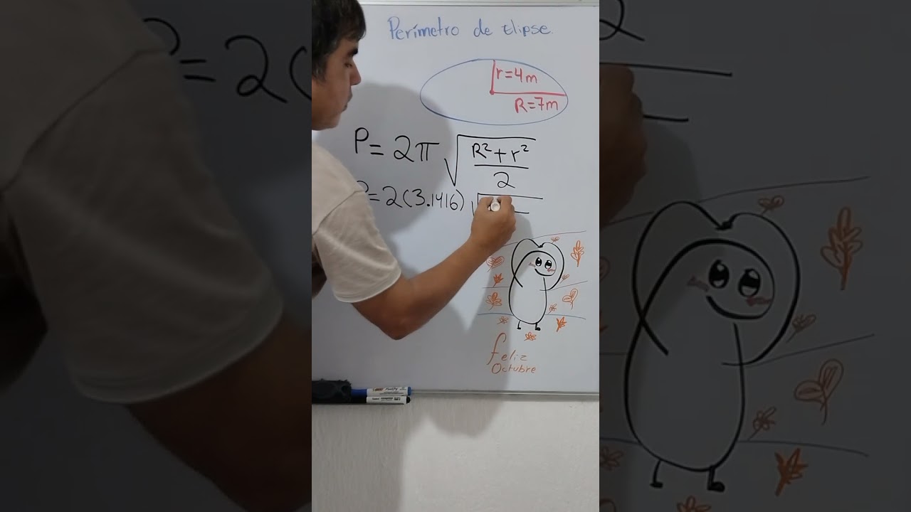 Perímetro de una elipse #geometria #matematicas