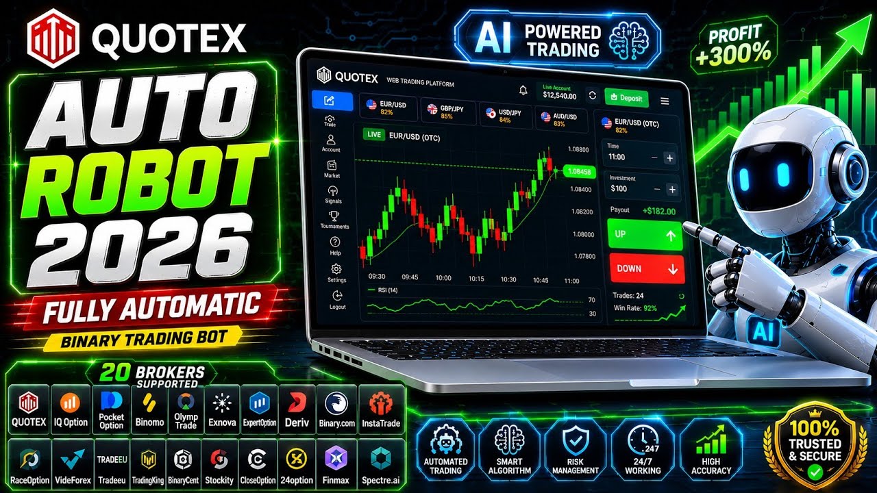 QUOTEX AUTO ROBOT 2026 | Fully Automatic Binary Trading Bot | Complete Guide