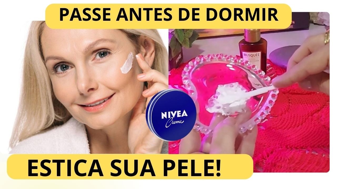 PELE DE RICA SEM RUGAS! APLIQUE ANTES DE IR DORMIR!