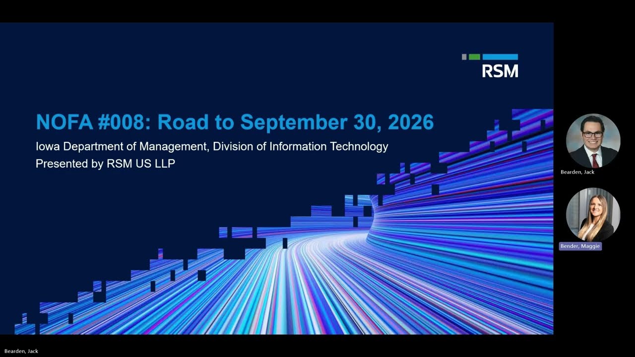 Notice of Funding Availability (NOFA) #008: Road to September 30, 2026