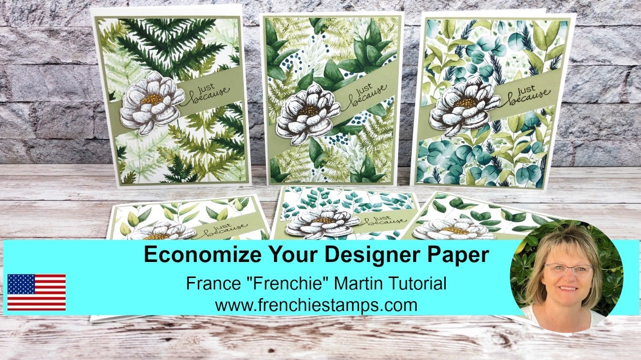 Economize your Designer Paper with Faux Illusion Cards