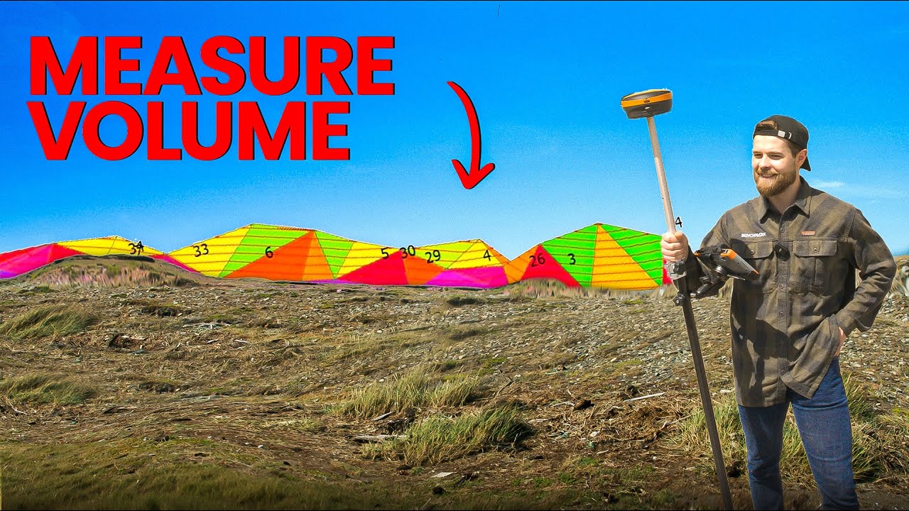 How To Calculate Volumes FAST Using RTK GNSS - Construction Excavation Edition