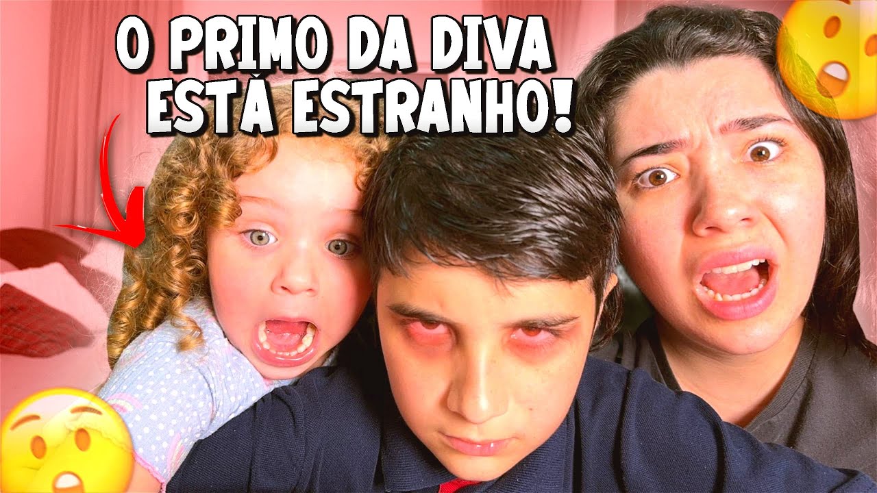 O PRIMO DA diva VEIO NOS VISITAR mas ele está ESTRANHO *ficamos com medo