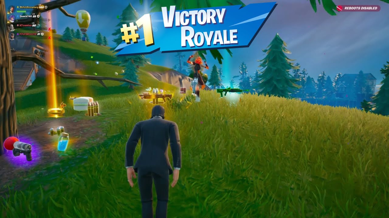 John Wick Gameplay - Fortnite Reload Victory
