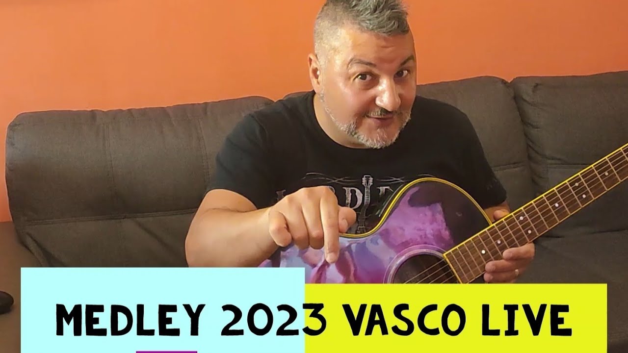 Nuovo Medley di Vasco presentato in anteprima tour 2023 Accordi chitarra e tutorial