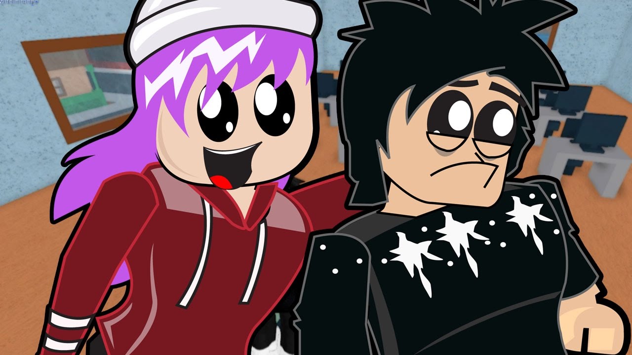 Roblox / Emo Chad and Audrey go to Roblox High School / Gamer Chad Plays