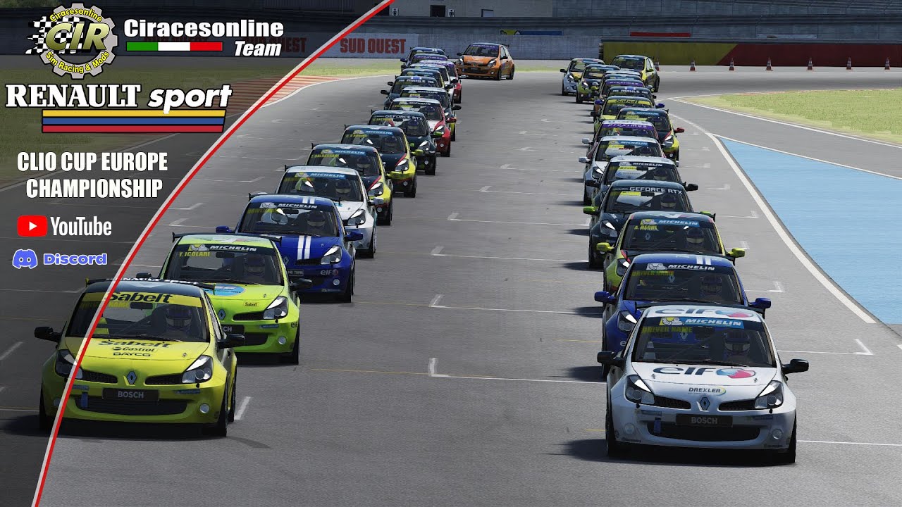 ASSETTO CORSA PC - CLIO CUP EUROPE CHAMPIONSHIP 3/5  MUGELLO