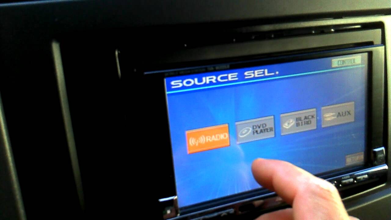 Alpine IVA W205 R mit GPS Navigation System on Mercedes Benz Sprinter 318CDI Automatik