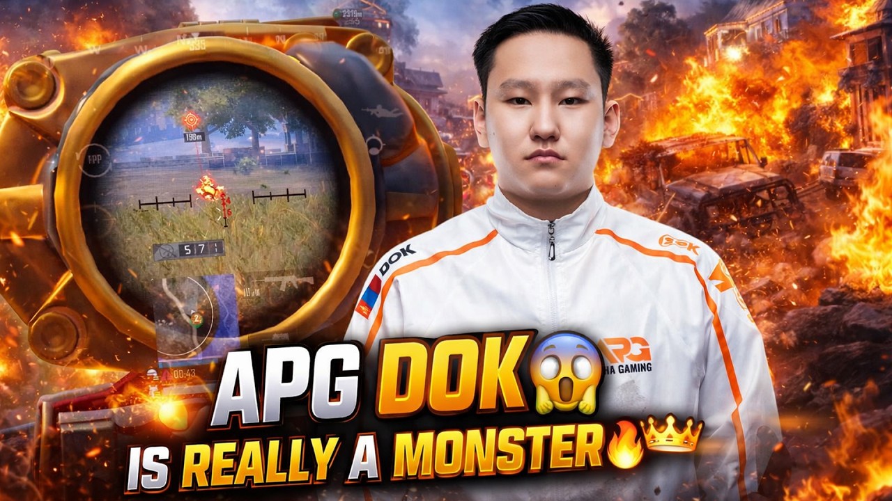 PUBG MOBILE MONGOLIA 🇲🇳 : THIS GUY IS A MONSTER 😱🔥 APG DOK PUBG Highlights