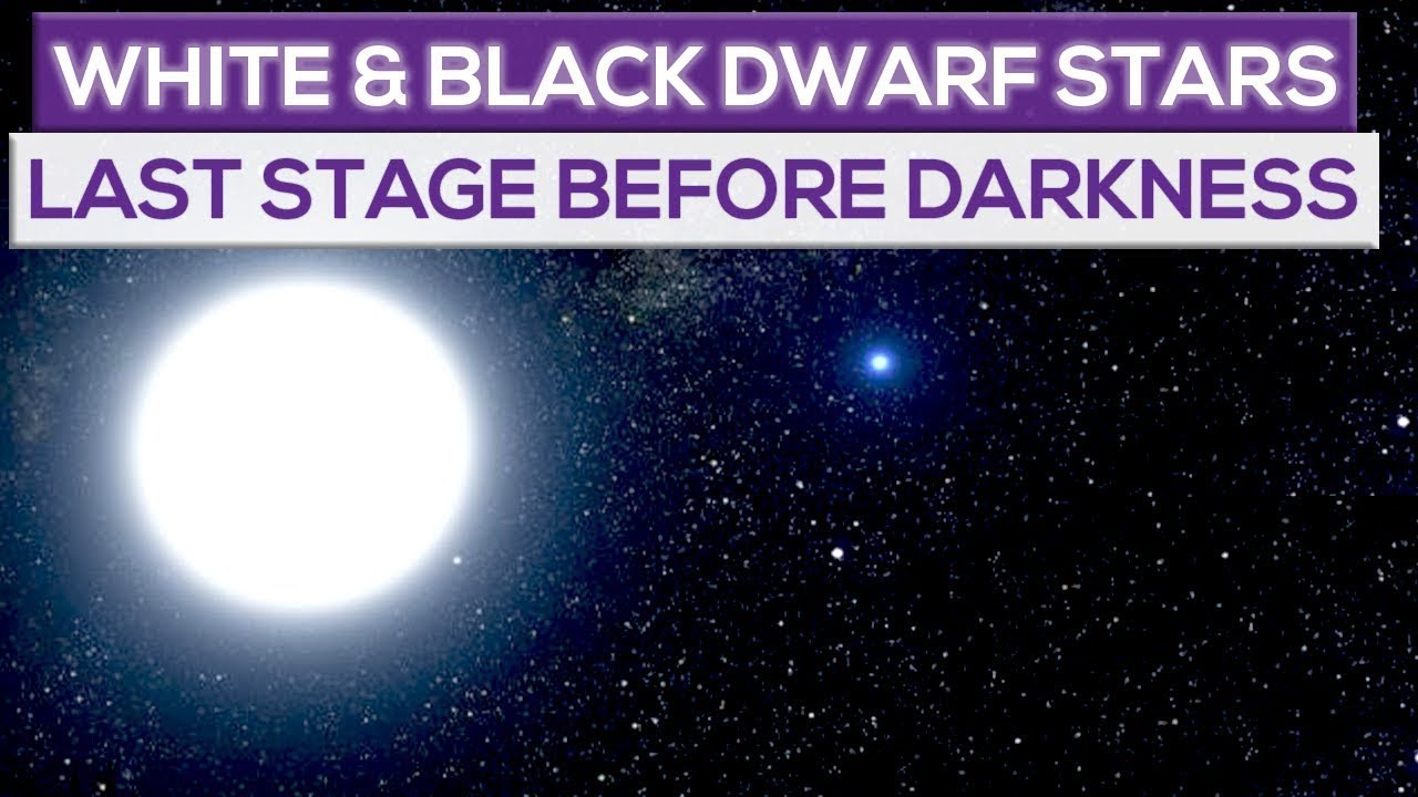 White Dwarf Stars And Black Dwarf Stars: The Last Stage Before Darkness!