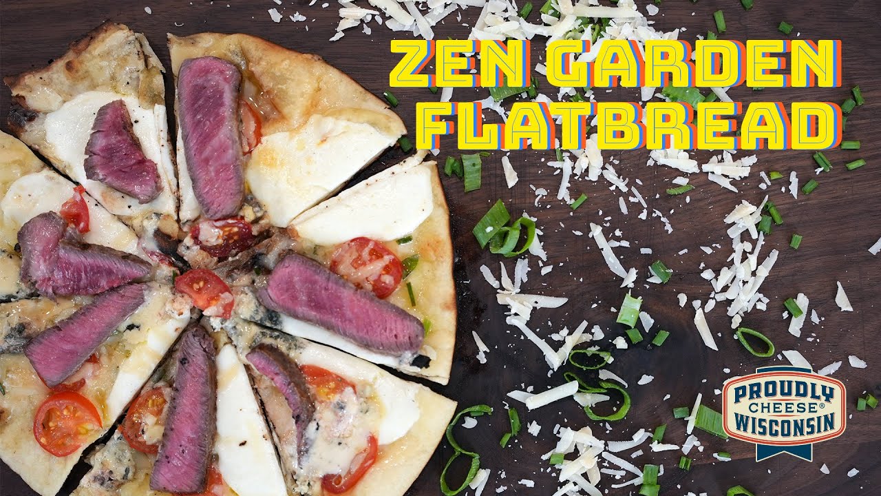 Wagyu Steak & Cheese Flatbread | Grilled Flatbread |  Wisconsin Cheese