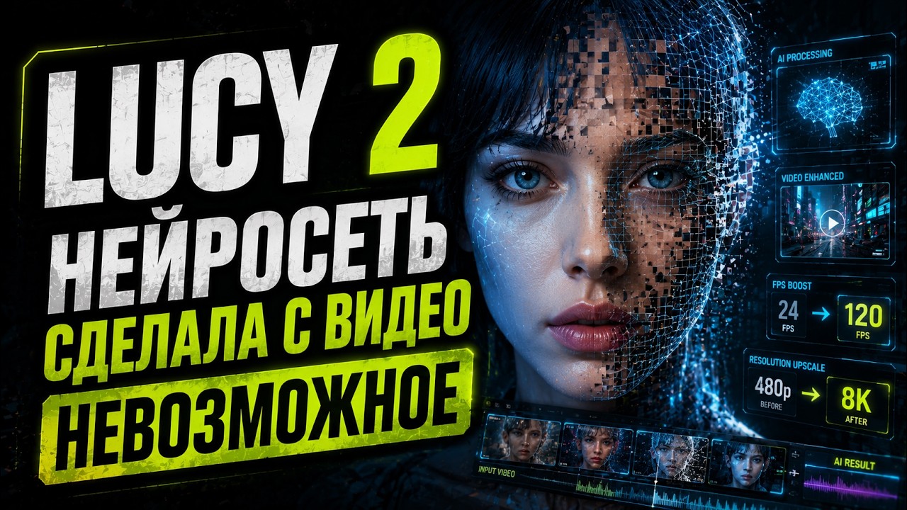 Lucy 2.5 &mdash; ИИ модель, которая пытается сделать с видео то, что раньше казалось почти невозможным