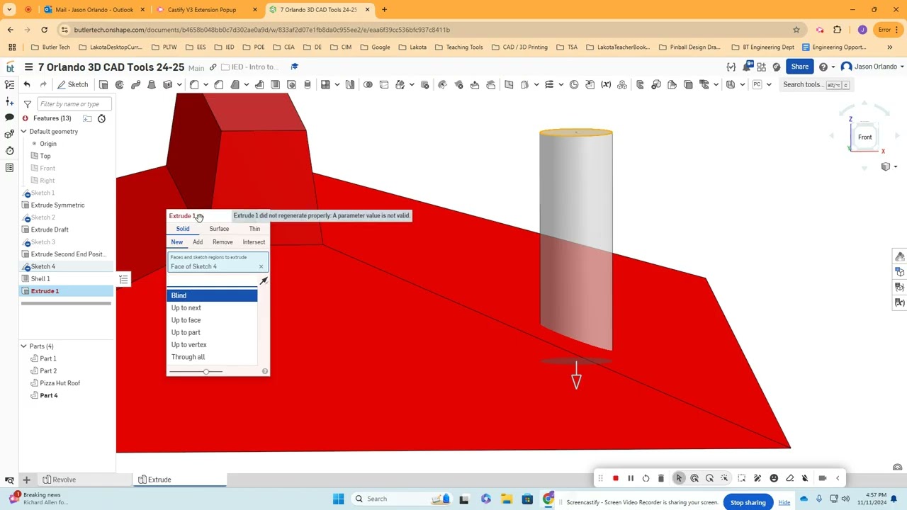 Extrude Tools and Quick Loft Example