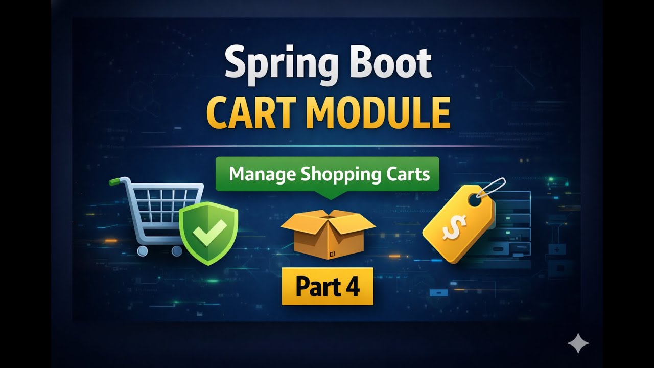 Build a Shopping Cart REST API with Spring Boot | NitiKart Part 4