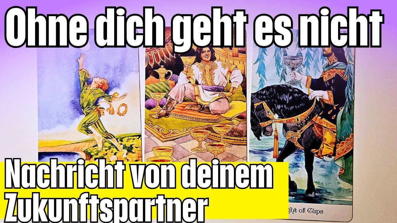 Zukunftspartner Nachricht | Ohne dich geht es nicht | Sehnsucht | Ich stehe dir zur Verfügung