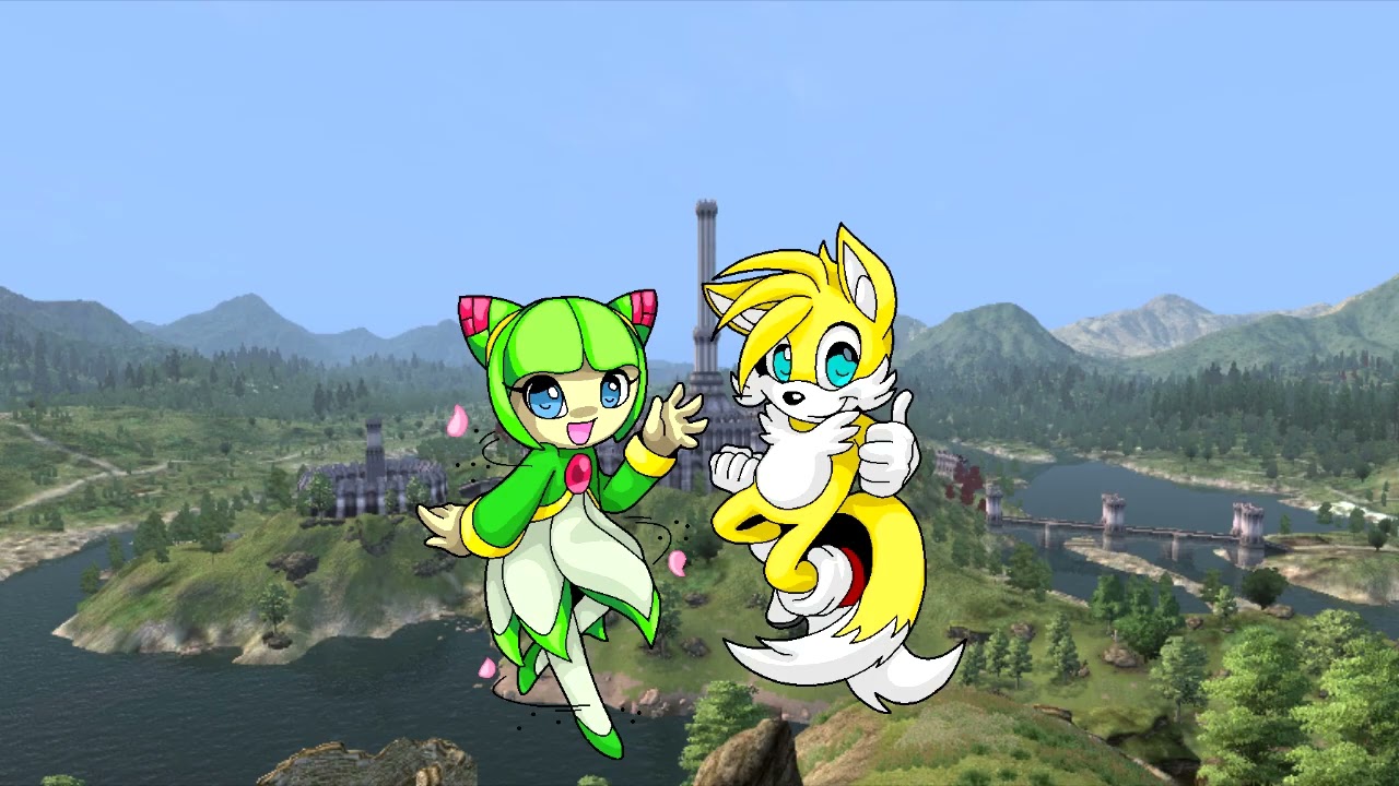 Sonamy and Tailsmo (Walk the Dinosaur) 💖💘