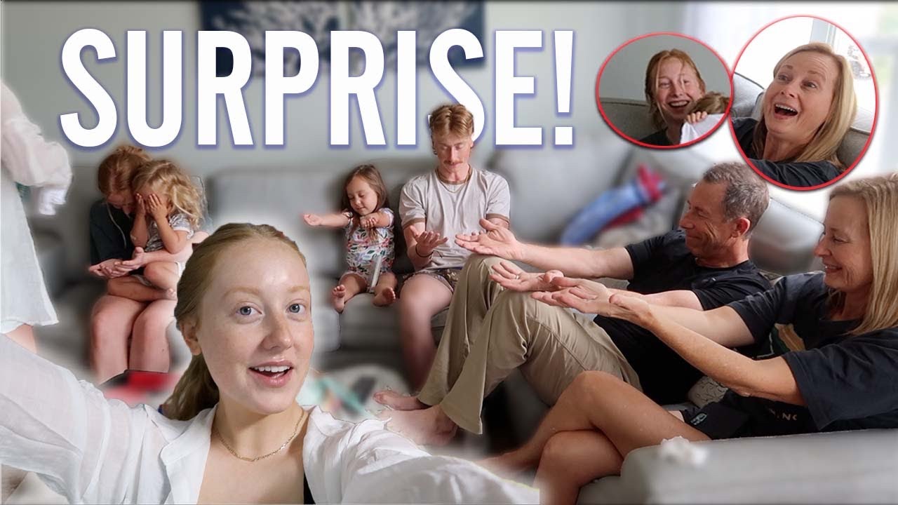 GIVING MY FAMILY A HUGE SURPRISE ON VACATION!!!