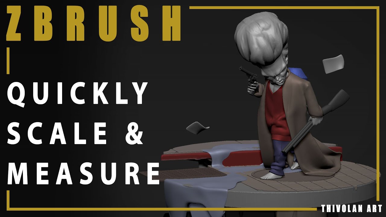 ZBRUSH: SCALE AND MEASURE!!!