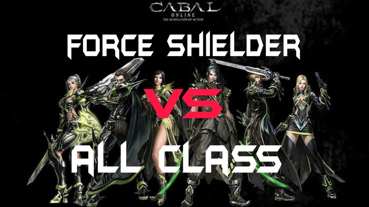 Cabal Mobile Force Shielder VS All Class! Epic Fight