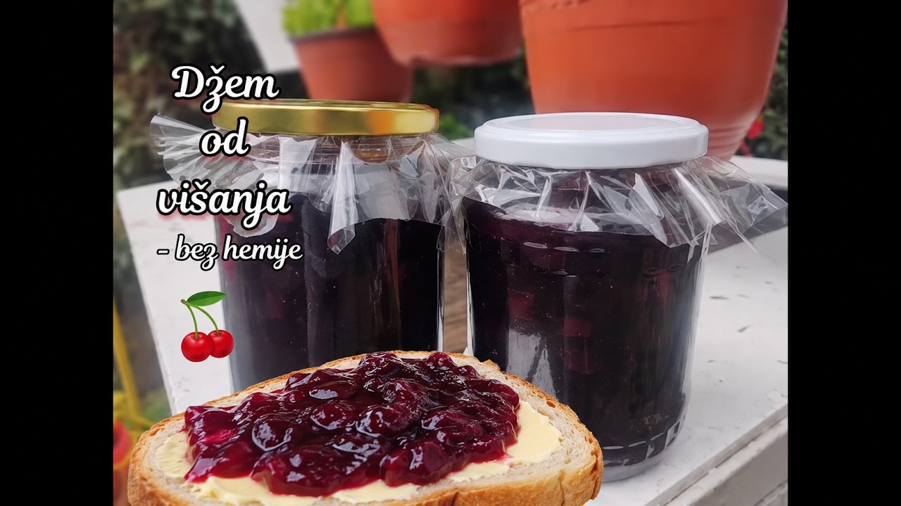 NAJPROSTIJI Recept za DZEM  od visanja ili BILO  kog VOCA bez hemije-da znate sta vam deca jedu