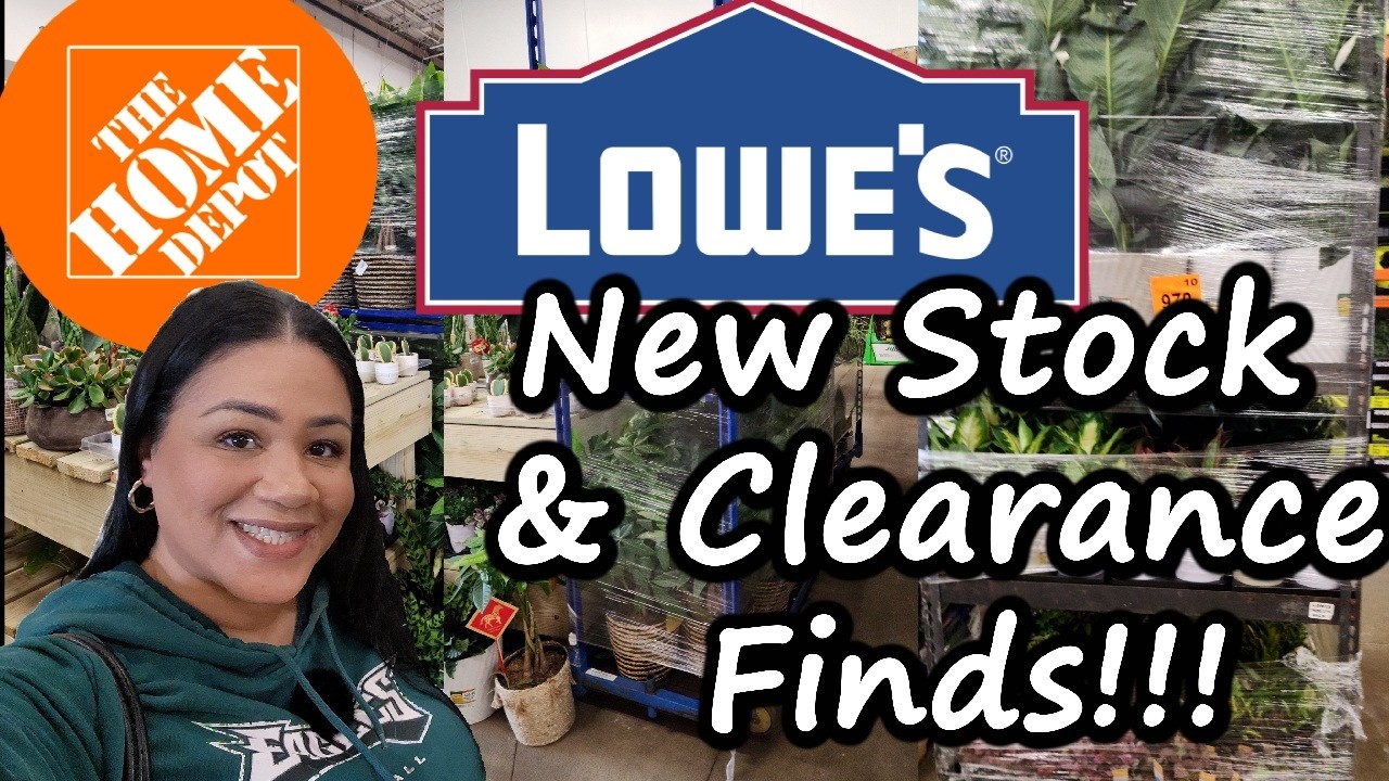 Посещение магазинов Home Depot и Lowe's: покупка растений вместе со мной! Что есть в этом магазине?