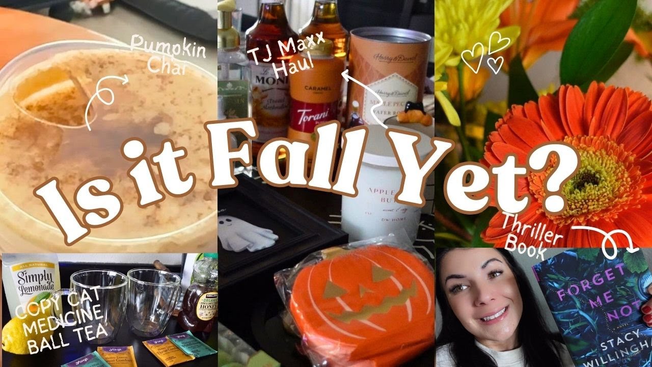 🍂 Getting Ready for Fall | TJ Maxx Fall Shopping, Fall Nails, Soup & Copycat Starbucks Medicine Ball