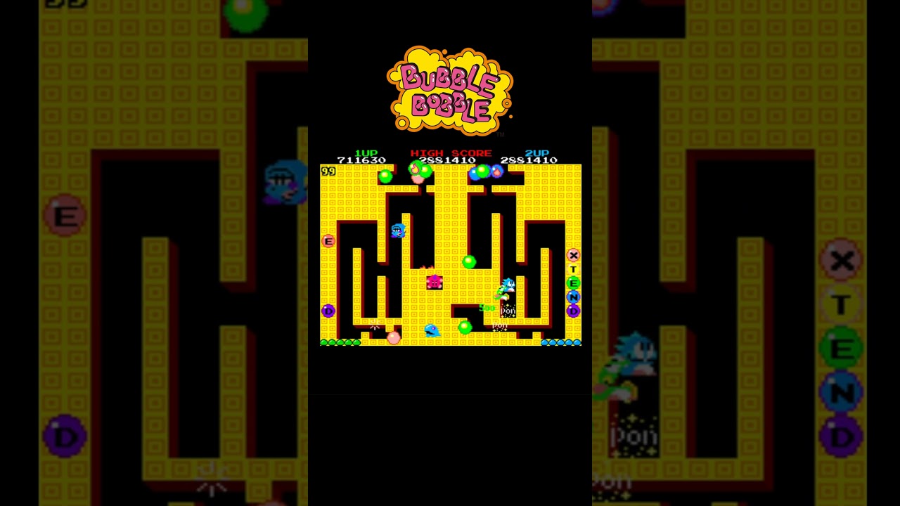 bubble bobble Level 99 &ndash; Classic Arcade Gameplay#shorts