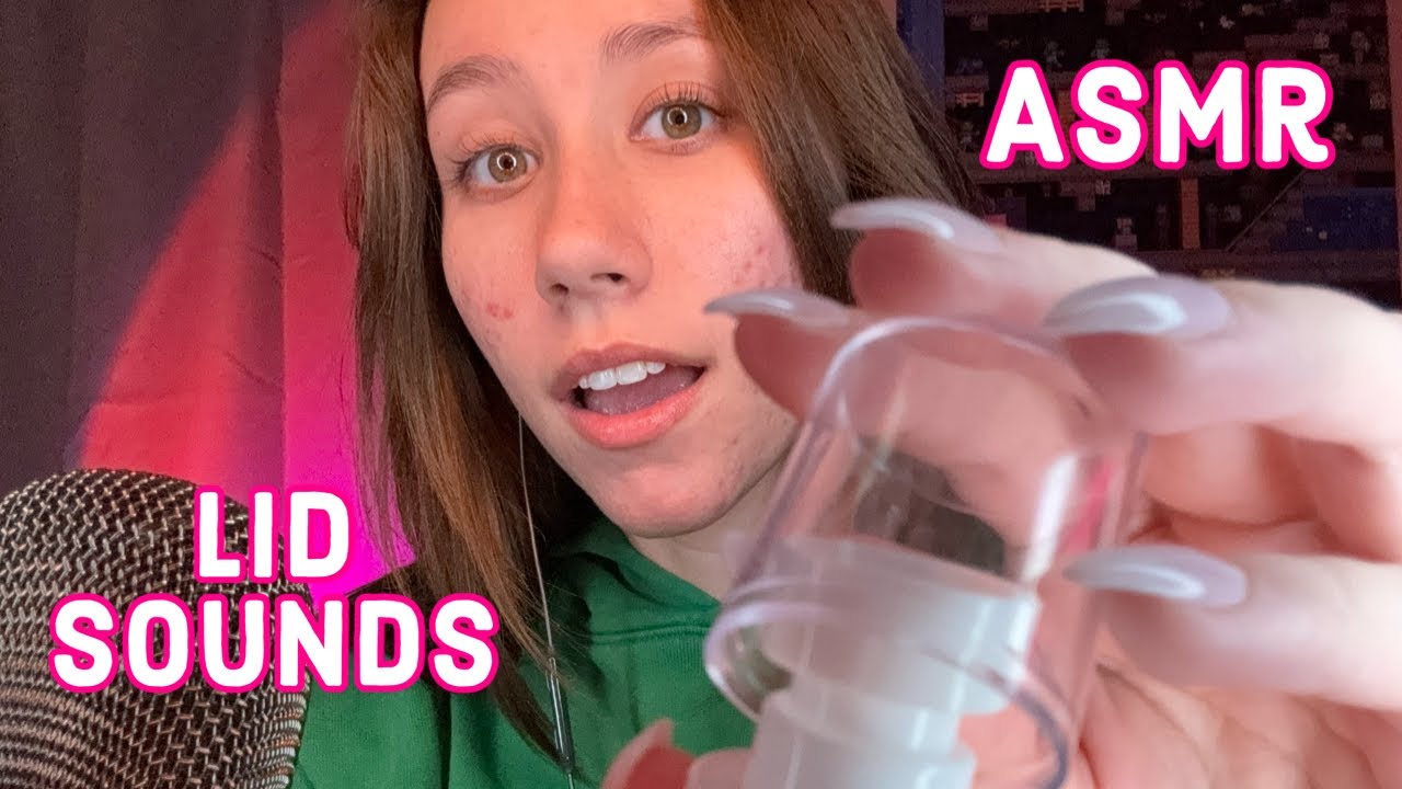 ASMR | chill lid sounds +mouth sounds +tapping