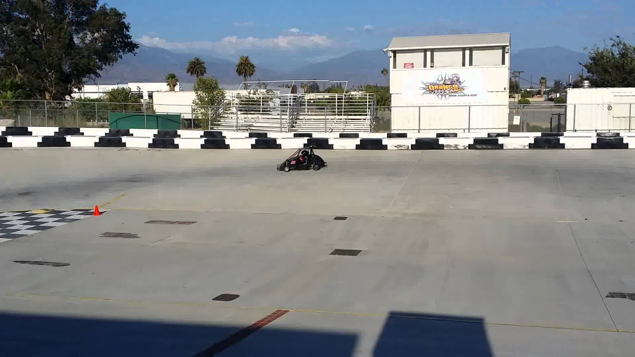 Brayden finds the gas pedal at OSQMRA practice