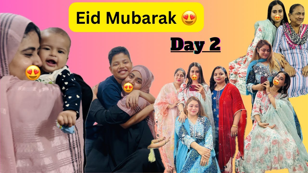Eid Mubarak 🤩| Day 2 | Baccho Ko Eidi Dena Ka Naya Tareeka 🥰 | Alhamdulillah | Baacho ki khushi 😍