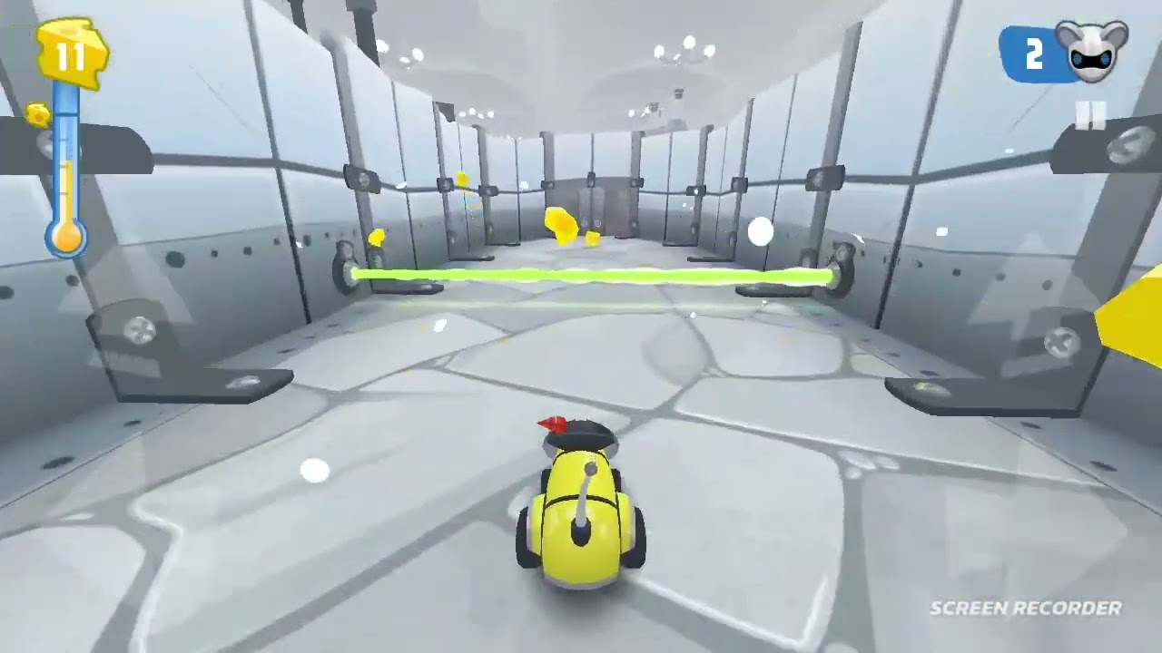 Jogando mousebot até passar de fase-